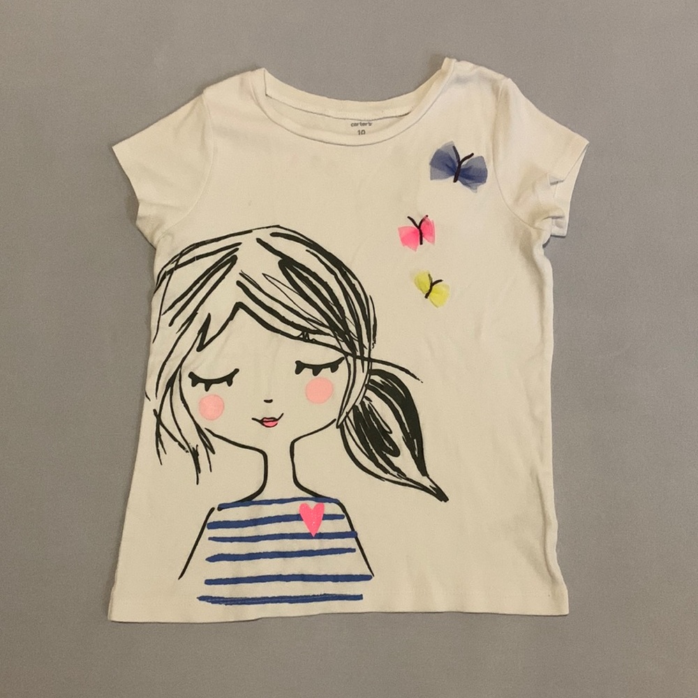 Carter's Girls Butterfly Girl Tee